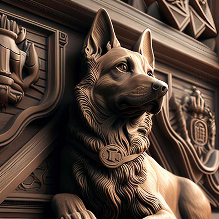 3D model Moscow Watchtower dog (STL)